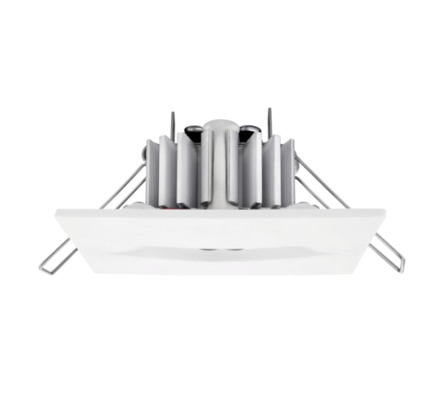 LED Sicherheitsleuchte OWA FL (Quadratisch) | Autotest | Deckeneinbau flach | Unauffälliges Design (Versch. Farben)